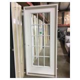 36" RH 15 lite entry door