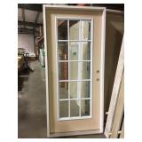 36" LH 15 lite entry door