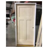 36" LH 2 panel entry door