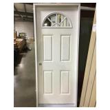 32" RH entry door with arch window