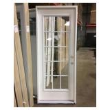 32" LH 15 lite entry door