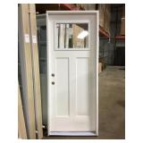 32" RH entry door two panel with quarter lite