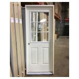 32" RH 9 lite entry door