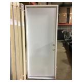32" LH slab entry door