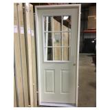 32" LH 9 lite entry door