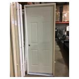 32" RH 6 panel entry door