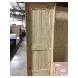 28" LH Unfinished Pine Int Door w/ oak jamb.