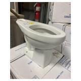 Elongated White Handicapped Toilet Bowl