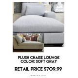 Plush Chaise Lounge