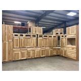 27 Piece Silvercreek Hickory Shaker Dream Kitchen
