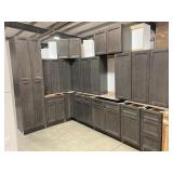 15 Piece Silvercreek Westpoint Gray 42" Kitchen