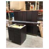 8pc Espresso Kitchen set sells one money.