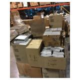 Pallet of mixed vinyl drain accessories