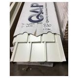 T4 Aluminum solid soffit. Sells by box x4.