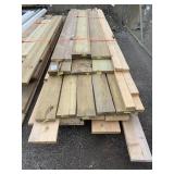 Mixed Pile of Treated Wood Boards for One Money