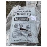Pallet of Rubber Mulch Nuggets Sells One Money