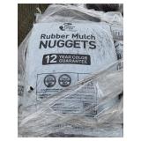 Pallet of Rubber Mulch Nuggets Sells One Money