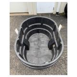 150gal Black Rubbermaid Stock Tanks