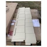 Mixed vinyl shaker siding sells one money.