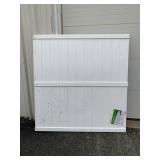 65 1/2in x 67 3/4in Privacy Vinyl fence panels x2.