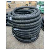 3in x 50ft Solid Corrugated Drain pipe x3.