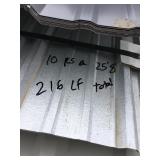 29 Gauge BI-Rib 36 Metal Siding x 216 LF