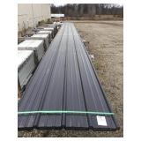 Black Metal roofing/siding x 1452