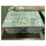 3ft x 5ft x 1/2 inch cement board x 50