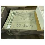 3ft x 5ft x 1/4 inch cement board x 60