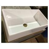 White Cast iron farm sink
