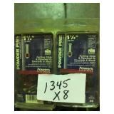 Powers 1-1/2in powder pins x8