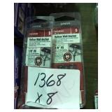 1/8 inch hollow wall anchors x 8