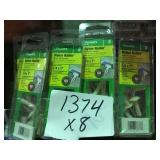1/4 x 1 inch nylon drive pin anchor x 8