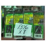 1/4 x 1 inch nylon drive pin anchor x 8