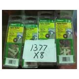 1/4 x 1 inch nylon drive pin anchor x 8