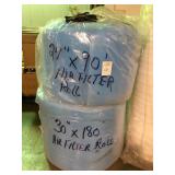 Air filter rolls x 2