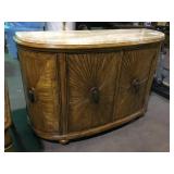 62in. X 41in. Buffet/bar w/ marble top
