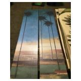 Palm tree painting x 2