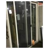 Almond sliding patio door