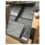 recessed frameless mirror w/med cabinet x 4