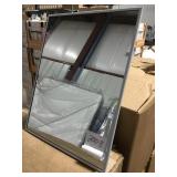 recessed frameless mirror w/med cabinet x 4