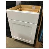 24"x 24" white vanity w/out top