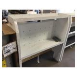 industrial metal shelving unit