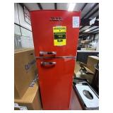 Retro 2 Door Apartment Size Refrigerator