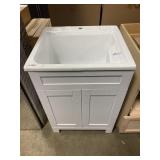 24.5" Utility Sink with Base