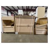 Four Unfinished Cabinet Pieces for One Money