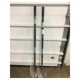 54" point shovel x 2