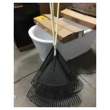 54" plastic leaf rake x 3