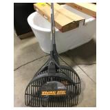 plastic leaf rake x 2