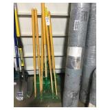 leaf/lawn rake x 6